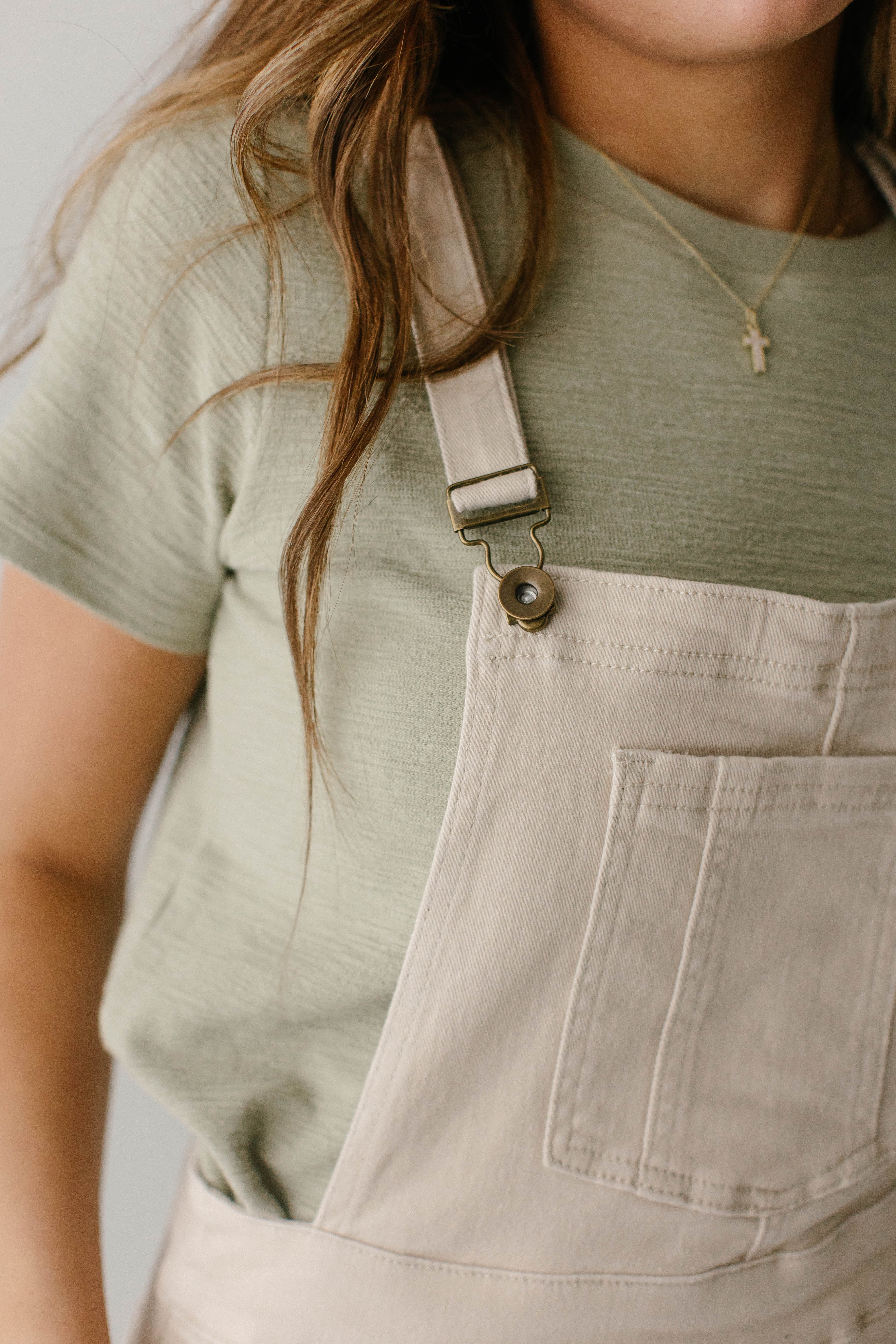 'Reagan' Stretch Denim Overall Dress FINAL SALE