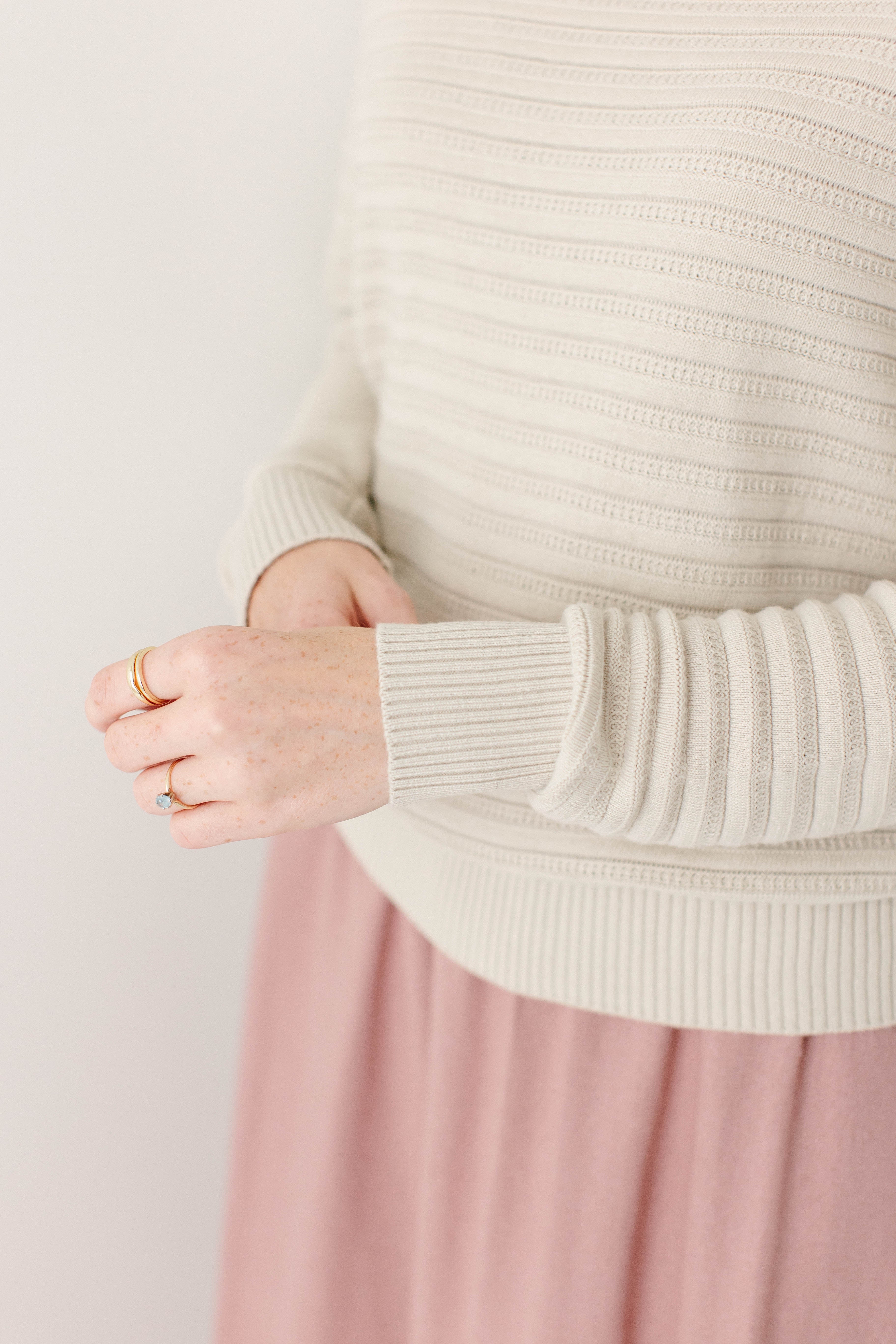 'Lindsay' Ribbed Turtleneck Sweater